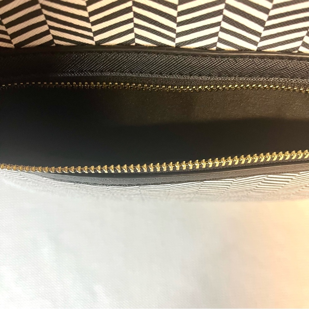 HOST PICK Trina Turk Double-Handle Chevron Tote with Detachable Shoulder Strap - Picture 10 of 15
